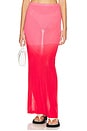 view 1 of 6 Rio Maxi Skirt in Pink Coral Cast
