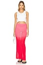 view 5 of 6 Rio Maxi Skirt in Pink Coral Cast