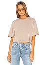 view 1 of 4 Tokyo Crop Tee in Sand Dollar