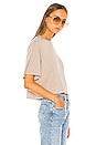 view 2 of 4 Tokyo Crop Tee in Sand Dollar