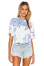 view 1 of 4 The Tokyo Crop Tee in Peony Blast