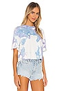 view 2 of 4 The Tokyo Crop Tee in Peony Blast