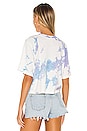 view 3 of 4 The Tokyo Crop Tee in Peony Blast