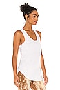 view 2 of 4 The Mykonos Racer Tank in White