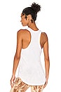 view 3 of 4 The Mykonos Racer Tank in White