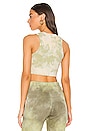 view 3 of 4 Ibiza Crop Top in Melon Dew Mirage