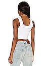 view 3 of 4 x REVOLVE Ibiza Square Neck Tank in White