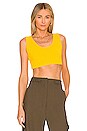 view 1 of 4 The Capri Crop Tank in Yellow