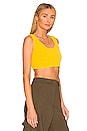 view 2 of 4 The Capri Crop Tank in Yellow