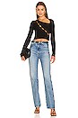 view 4 of 4 The Capri Crop Shirt in Black