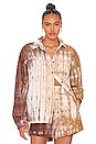 view 1 of 4 Santorini Shirt in Cappuccino Ripple