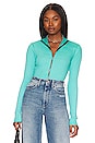 view 1 of 4 Ibiza Turtleneck Top in Turquoise Mix