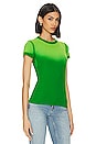 view 2 of 4 The Verona Tee in Clover Cast