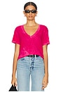 view 1 of 4 The Mykonos V-neck in Vintage Fuchsia