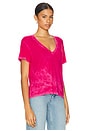 view 2 of 4 The Mykonos V-neck in Vintage Fuchsia