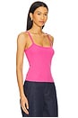 view 2 of 4 Verona Spaghetti Tank Top in Cerise