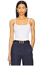 view 1 of 4 Verona Spaghetti Tank Top in White