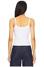 view 3 of 4 Verona Spaghetti Tank Top in White