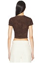 view 3 of 4 The Standard Baby Tee in Vintage Chocolate