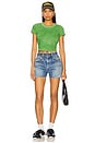 view 4 of 4 Standard Baby Tee in Vintage Emerald
