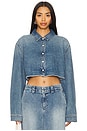 view 1 of 4 Manhattan Crop Shirt in Maybrook