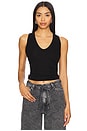 view 1 of 4 Verona U Neck Tank Top in Jet Black