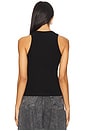 view 3 of 4 Verona U Neck Tank Top in Jet Black