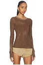 view 2 of 4 T-SHIRT MANCHES LONGUES MARBELLA in Vintage Hazelnut