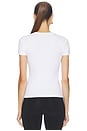 view 3 of 4 CAMISETA CUELLO PICO THE SEOUL in White