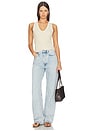 view 4 of 4 The Verona U-neck Tank in Vintage Oatmeal