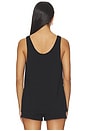 view 3 of 4 The Mykonos Relaxed Tank in Black