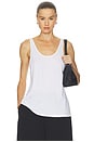 view 1 of 4 The Mykonos Relaxed Tank in White