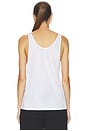 view 3 of 4 The Mykonos Relaxed Tank in White
