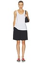 view 4 of 4 The Mykonos Relaxed Tank in White