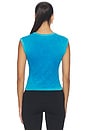 view 3 of 4 The Seoul Muscle Tee in Vintage Topaz