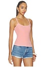 view 2 of 4 The Verona Spaghetti Tank in Vintage Grapefruit