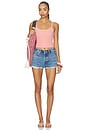 view 4 of 4 The Verona Spaghetti Tank in Vintage Grapefruit