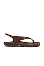 view 1 of 5 Right Isla Sandal in Medium Brown