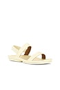 view 2 of 5 Right Isla Sandal in Light Pastel Yellow