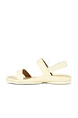 view 5 of 5 Right Isla Sandal in Light Pastel Yellow