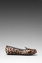 view 1 of 5 Olimpia Satin Flat in Leopard