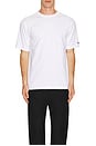 view 3 of 3 USA Short Sleeve Tee in White