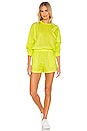 view 5 of 5 SHORT TAILLE HAUTE C CONCEPT in Green