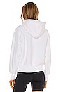 view 3 of 4 Reverse Weave Cropped PO Hoodie in White