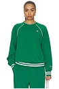 view 1 of 5 Tennis Court Crewneck Sweater in Verdant Green