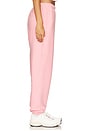 view 2 of 6 Essentials Reverse Weave Cinched Bottom Sweatpant in Coral Glow