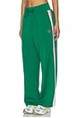 view 1 of 6 Tennis Court Wide Leg Track Pant in Verdant Green