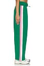 view 3 of 6 Tennis Court Wide Leg Track Pant in Verdant Green