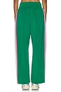 view 4 of 6 Tennis Court Wide Leg Track Pant in Verdant Green
