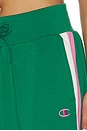 view 6 of 6 Tennis Court Wide Leg Track Pant in Verdant Green